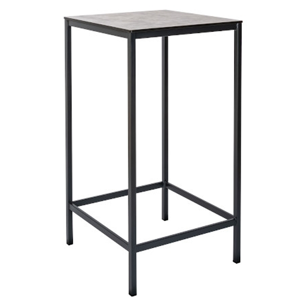 Mesa Miami A-108 acero color grafito tablero compacto piedra glaciar